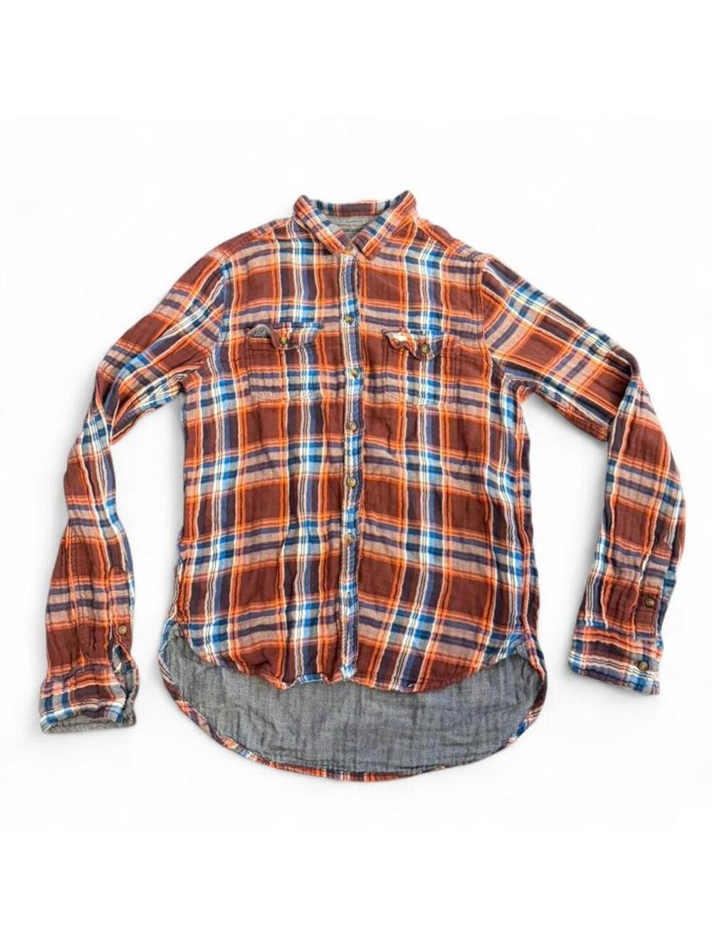 Abercrombie & Fitch Women's Orange and Multi Shirt